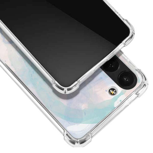 Rose Quartz & Serenity Splatter Galaxy S23 Clear Case