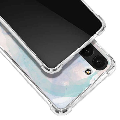 Rose Quartz & Serenity Splatter Galaxy S23 Plus Clear Case