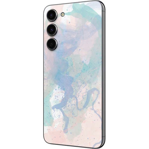 Rose Quartz & Serenity Splatter Galaxy S23 Plus Skin
