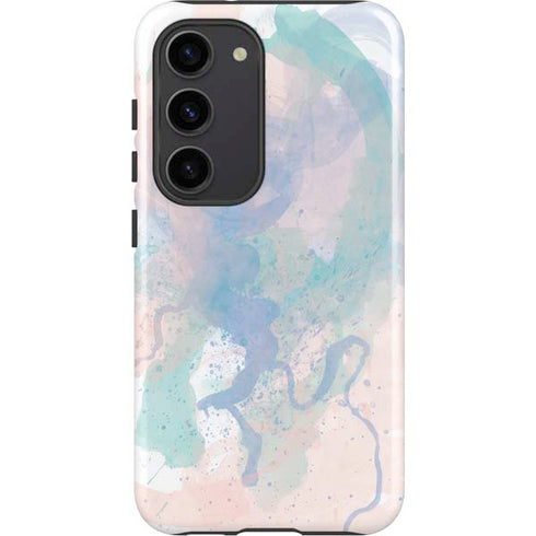 Rose Quartz & Serenity Splatter Galaxy S23 Pro Case