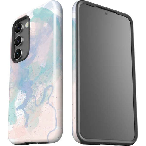Rose Quartz & Serenity Splatter Galaxy S23 Pro Case