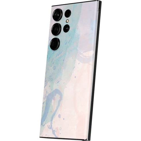 Rose Quartz & Serenity Splatter Galaxy S23 Ultra Skin