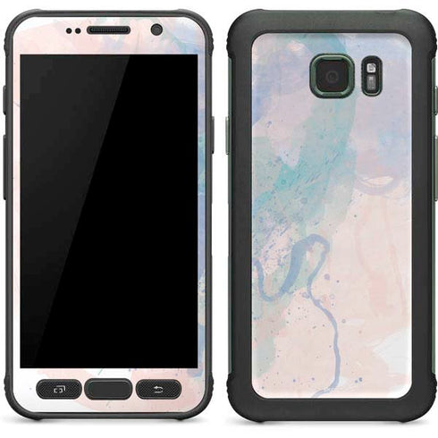 Rose Quartz & Serenity Splatter Galaxy S7 Active Skin