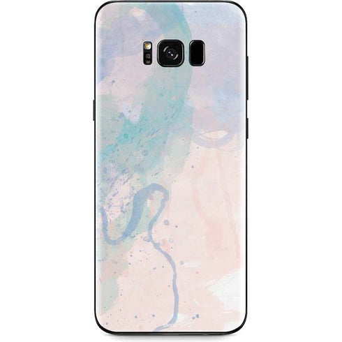 Rose Quartz & Serenity Splatter Galaxy S8 Skin