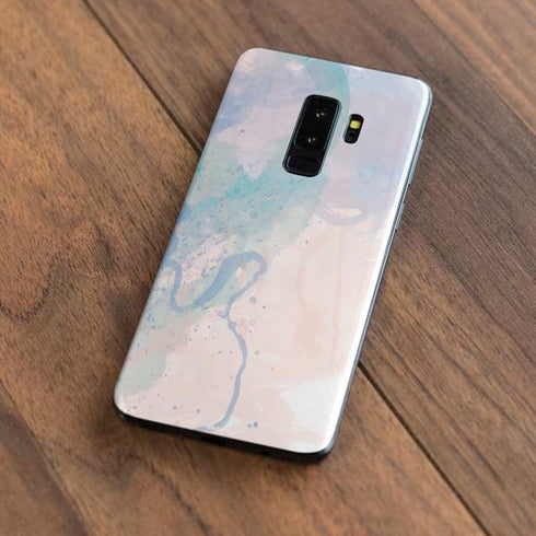 Rose Quartz & Serenity Splatter Galaxy S9 Plus Skin