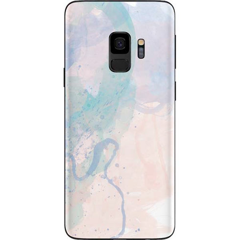Rose Quartz & Serenity Splatter Galaxy S9 Skin
