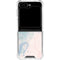 Rose Quartz & Serenity Splatter Galaxy Z Flip5 5G Clear Case