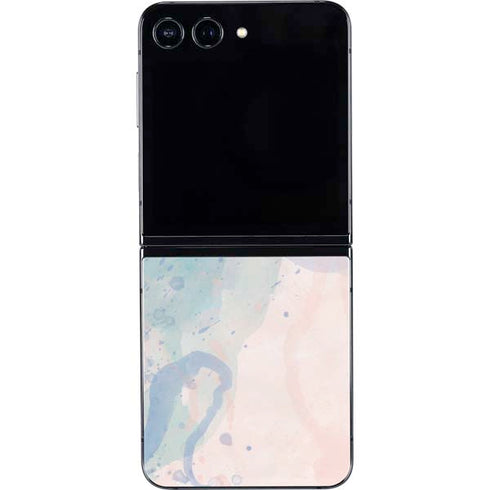 Rose Quartz & Serenity Splatter Galaxy Z Flip5 5G Skin