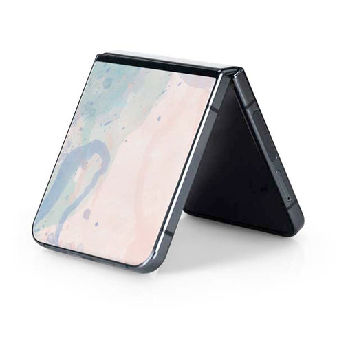 Rose Quartz & Serenity Splatter Galaxy Z Flip5 5G Skin