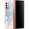 Rose Quartz & Serenity Splatter Galaxy Z Fold2 5G Skin