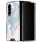 Rose Quartz & Serenity Splatter Galaxy Z Fold4 5G Clear Case