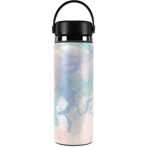 Rose Quartz & Serenity Splatter Hydro Flask 20oz Wide Mouth Skin