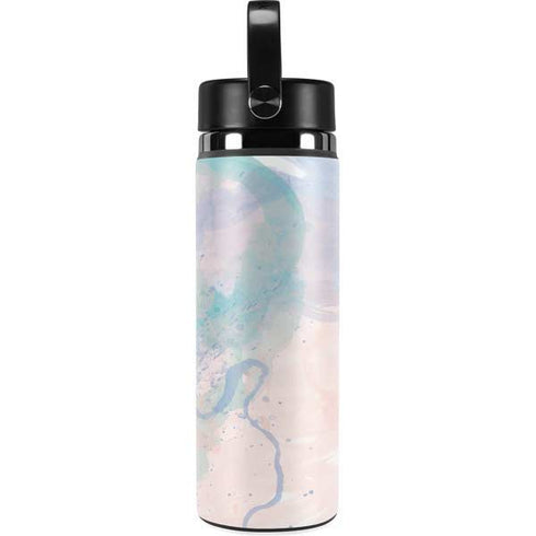 Rose Quartz & Serenity Splatter Hydro Flask 20oz Wide Mouth Skin