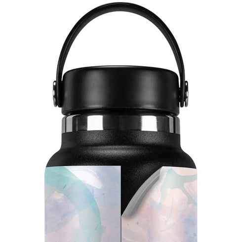 Rose Quartz & Serenity Splatter Hydro Flask 32oz Wide Mouth Skin