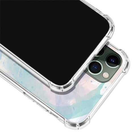 Rose Quartz & Serenity Splatter iPhone 11 Pro Max Clear Case