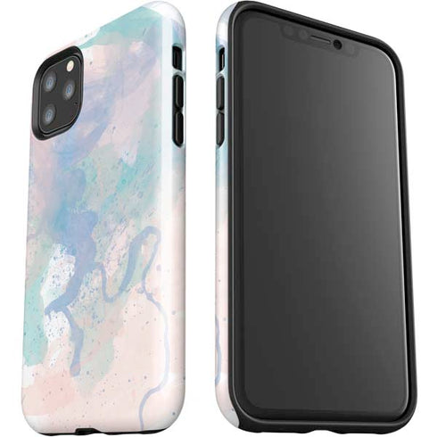 Rose Quartz & Serenity Splatter iPhone 11 Pro Max Impact Case