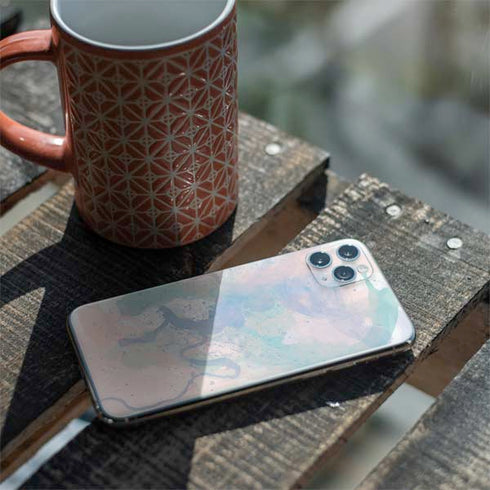 Rose Quartz & Serenity Splatter iPhone 11 Pro Max Skin