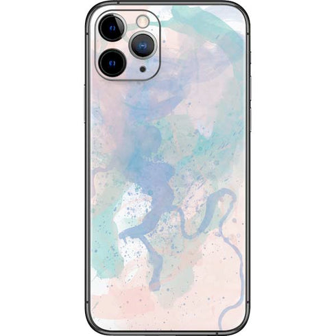 Rose Quartz & Serenity Splatter iPhone 11 Pro Skin