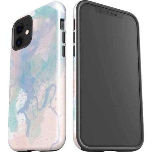 Rose Quartz & Serenity Splatter iPhone 12 Impact Case