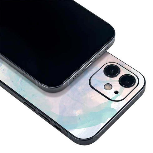 Rose Quartz & Serenity Splatter iPhone 12 Mini Skin
