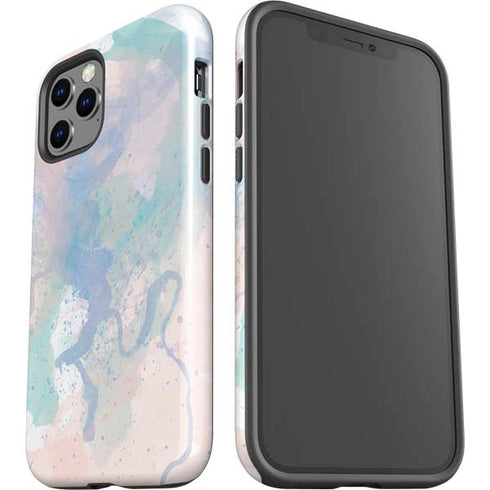 Rose Quartz & Serenity Splatter iPhone 12 Pro Max Impact Case