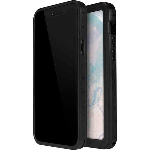 Rose Quartz & Serenity Splatter iPhone 12 Pro Waterproof Case