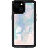Rose Quartz & Serenity Splatter iPhone 13 Mini Waterproof Case