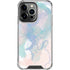 Rose Quartz & Serenity Splatter iPhone 13 Pro Clear Case
