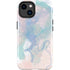 Rose Quartz & Serenity Splatter iPhone 14 Plus Impact Case
