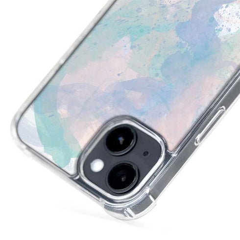Rose Quartz & Serenity Splatter iPhone 14 Plus MagSafe Case