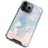Rose Quartz & Serenity Splatter iPhone 15 Pro Clear Case