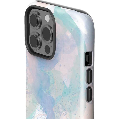 Rose Quartz & Serenity Splatter iPhone 14 Pro Max Impact Case