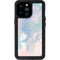 Rose Quartz & Serenity Splatter iPhone 14 Pro Max Waterproof Case