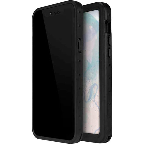 Rose Quartz & Serenity Splatter iPhone 14 Pro Max Waterproof Case