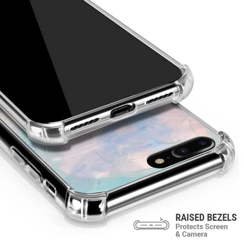 Rose Quartz & Serenity Splatter iPhone 7/8 Plus Clear Case