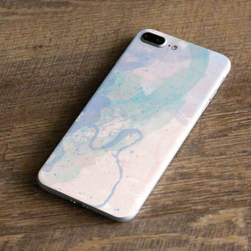 Rose Quartz & Serenity Splatter iPhone 8 Plus Skin