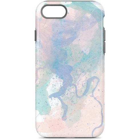 Rose Quartz & Serenity Splatter iPhone 8 Pro Case
