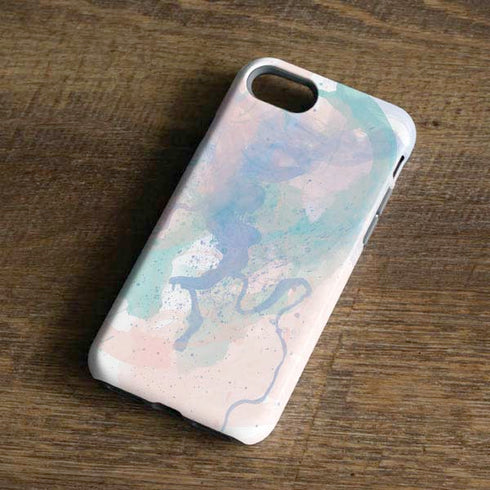 Rose Quartz & Serenity Splatter iPhone 8 Pro Case