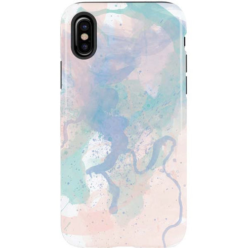 Rose Quartz & Serenity Splatter iPhone X Pro Case