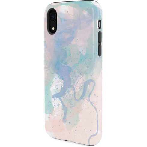 Rose Quartz & Serenity Splatter iPhone XR Pro Case