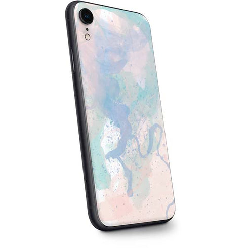 Rose Quartz & Serenity Splatter iPhone XR Skin