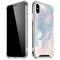 Rose Quartz & Serenity Splatter iPhone XS Max Clear Case
