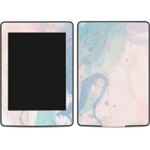 Rose Quartz & Serenity Splatter Amazon Kindle Skin