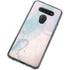 Rose Quartz & Serenity Splatter LG K51/Q51 Clear Case