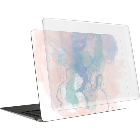 Rose Quartz & Serenity Splatter MacBook Air 13in M1 (2021) Case plus Skin