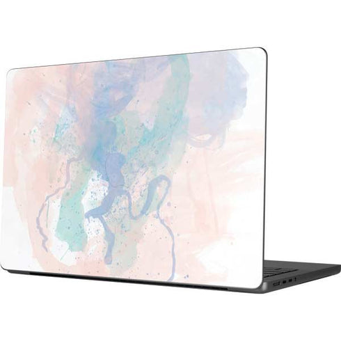 Rose Quartz & Serenity Splatter MacBook Pro 14in (2021-24) Skin