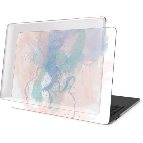 Rose Quartz & Serenity Splatter MacBook Pro 16in (2019-20) Case plus Skin