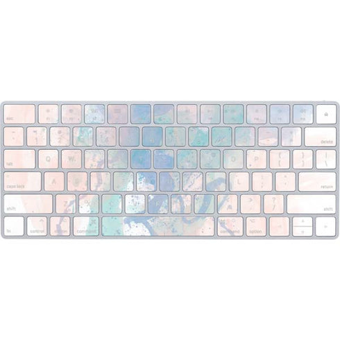 Rose Quartz & Serenity Splatter Magic Keyboard Skin