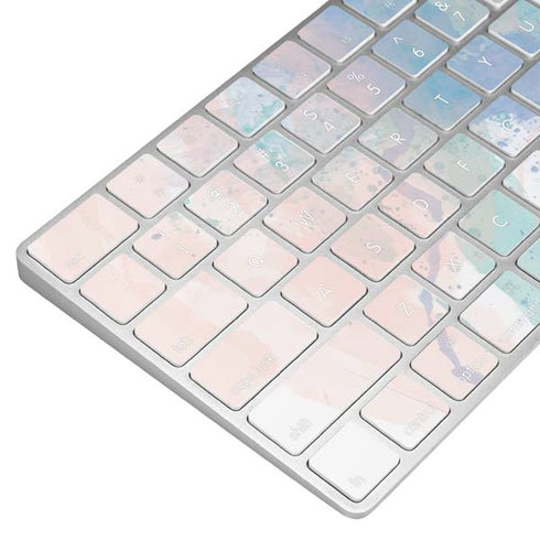 Rose Quartz & Serenity Splatter Magic Keyboard Skin