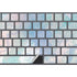 Rose Quartz & Serenity Splatter Magic Keyboard with Numeric Keypad Skin